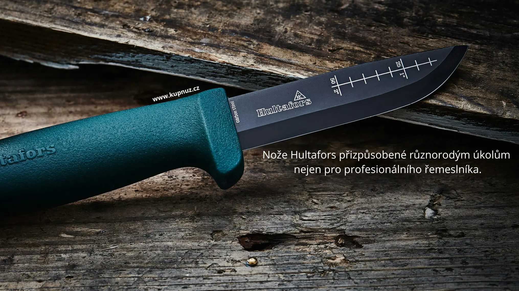 Nože Hultafors přizpůsobené různorodým úkolům nejen profesionálního řemeslníka.